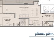 Obispo Oro al 300, un dormitorio y medio, externo con balcon