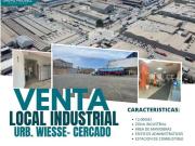 TERRENO INDUSTRIAL EN VENTA CERCA DE AV. ARGENTINA