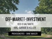 OFF MARKET: Cashflow Perle 659€ KM mit Garage +...
