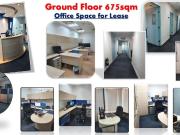 Office Ground Floor, F.A.: 675sq.m. Space for Lease,...