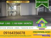OFFICE SPACE FOR LEASE AT BONIFACIO GLOBAL CITY, TAGUIG