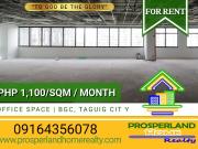 OFFICE SPACE FOR LEASE – BGC TAGUIG