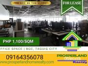 OFFICE SPACE FOR LEASE – BGC, TAGUIG CITY