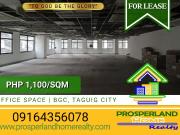OFFICE SPACE FOR LEASE – BGC, TAGUIG CITY