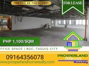 OFFICE SPACE FOR LEASE – BGC, TAGUIG CITY