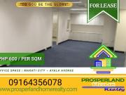 OFFICE SPACE FOR LEASE IN MAKATI CITY – AYALA AVENUE