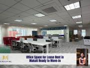 Office Space for Lease Rent 400 sqm in Makati City Ready...