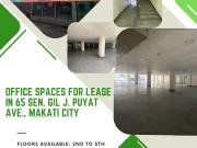 Office spaces for lease in 65 Sen. Gil j. Puyat Ave...