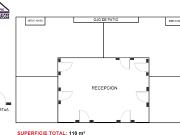 Oficina de 55 m² con 2 privados y recepcion en Fracc....