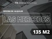 Oficina en Alquiler 135 m2 / Las Mercedes Obra Gris
