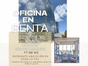 OFICINA EN RENTA EN COLONIA LA PAZ, SUPER UBICACIÓN