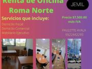Oficina en renta en Roma Norte, Cuauhtémoc, Ciudad de México