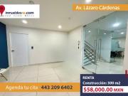 OFICINAS EN RENTA EN AV. LAZARO CARDENAS, MORELIA