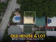 Old House and Lot For Sale in Talayan Village Quezon City