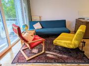 Old school meets modern homy feel and practical...