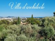 Ollioules, villa d'architecte Gouzy, vue dégagée