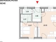 ON THE TOP 2 Zimmer Balkonwohnung im obersten Stockwerk...