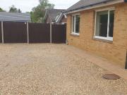 One bedroom, bathroom, kitchen and living room in secure...