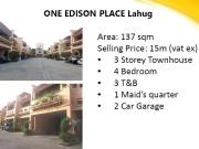 One Edison Place For Sale House And Lot For Sale