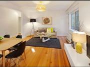 One of a kind dual level apartment opposite the St Kilda...