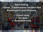 Onslow Square, London SW7, 3 bed flat to rent, £12,783...