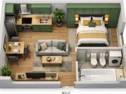 OPEN SPACE COMODO PER M2 GIOIA 550 EURO