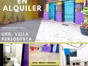 ¡Oportunidad De Alquiler En Urbanización Villa Periodista!