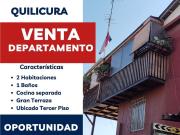 Oportunidad en Quilicura Departamento Terraza