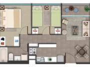 Oportunidad, en venta dpto 2d + 1b, Quinta Normal, Bono pie