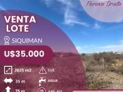 OPORTUNIDAD! GRAN LOTE EN VENTA SIQUIMAN