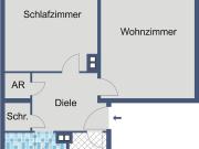 Optimal für Paare! 2 Zimmer Wohnung mit Balkon für Sie! Optimal für Paare! 2 Zimmer Wohnung mit Balkon für Sie!