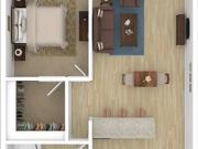 Orchard Glen 1 BR, 1 BA Junior 50%