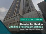 Ortigas Condo Units for Rent | Citadines Milennium...