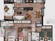 Ótimo 3 Quartos, 1 Suíte,2 Vgs, Sacada c/Churrasqueira,...