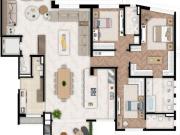 Ótimo 3 Suítes, Próximo Graciosa Country Club,3 Vagas +...