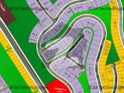 Overseas kanal with extra land plot highted