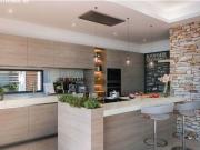 Paisaje de la villa desde su posición elevada en...