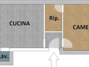 Palermo bilocale 46mq