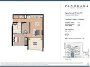 Panorama Apartments 1 bed, 1 bath, 1 study