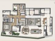 Paraíso apartamento à venda 4 dormitórios ou 3 suítes...