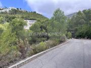 Parcela de 7716 m² con vistas al mar en Altea Costa Blanca