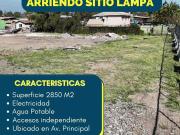 Parcela en arriendo en LAMPA