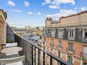Paris 16 Auteuil Sud 2 pièces Dernier étage Balcon