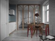 Paris 17 – studio 28m² – verrière + coin nuit séparé –...