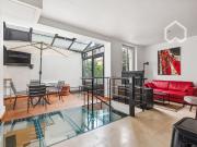 Paris 17th, 80 m² architect designed loft with private...