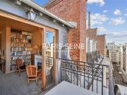 PARIS SEINE RARE DERNIER ÉTAGE BALCONS/TERRASSE CHARME