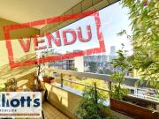 PARIS XIII PIED BUTTE AUX CAILLES 5 PIECES TERRASSES
