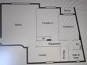 PARIS XV SANTOS DUMONT 3 PIECES