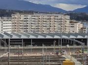 Parking intérieur disponible derrière la gare