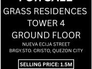 Parking Slot for Sale – Grass Residences Tower 4, SM...